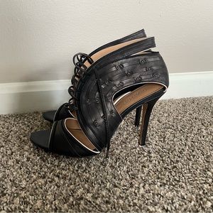L.A.M.B Halifax leather heels